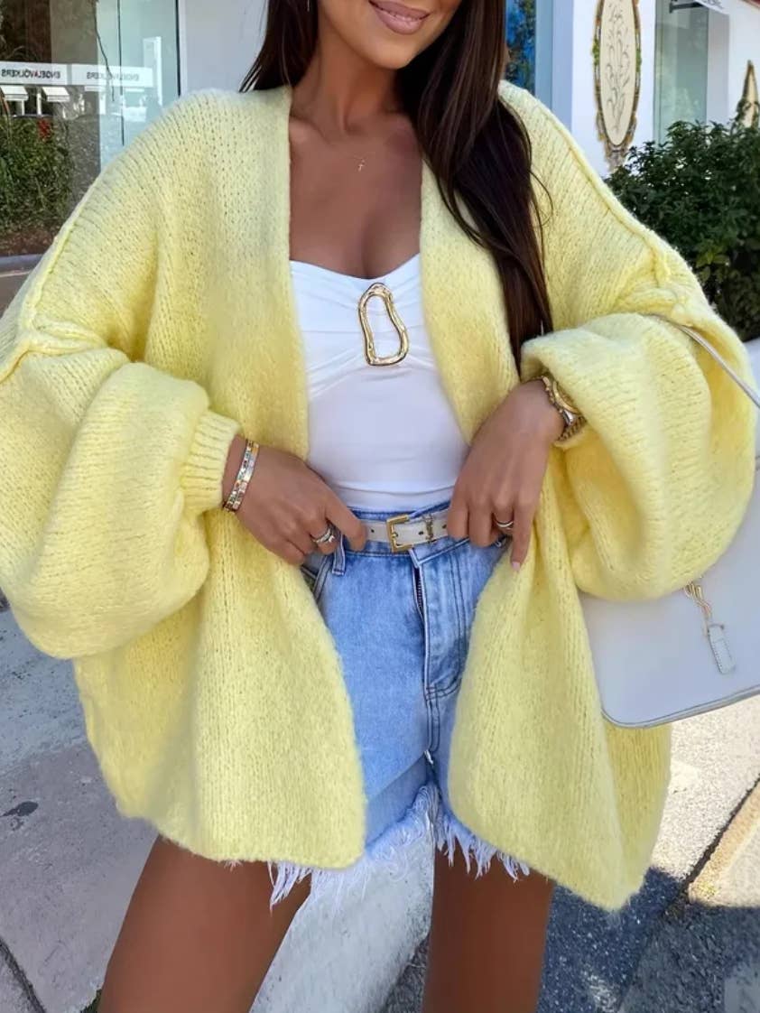 Buttercup Cloud Oversized Cardi