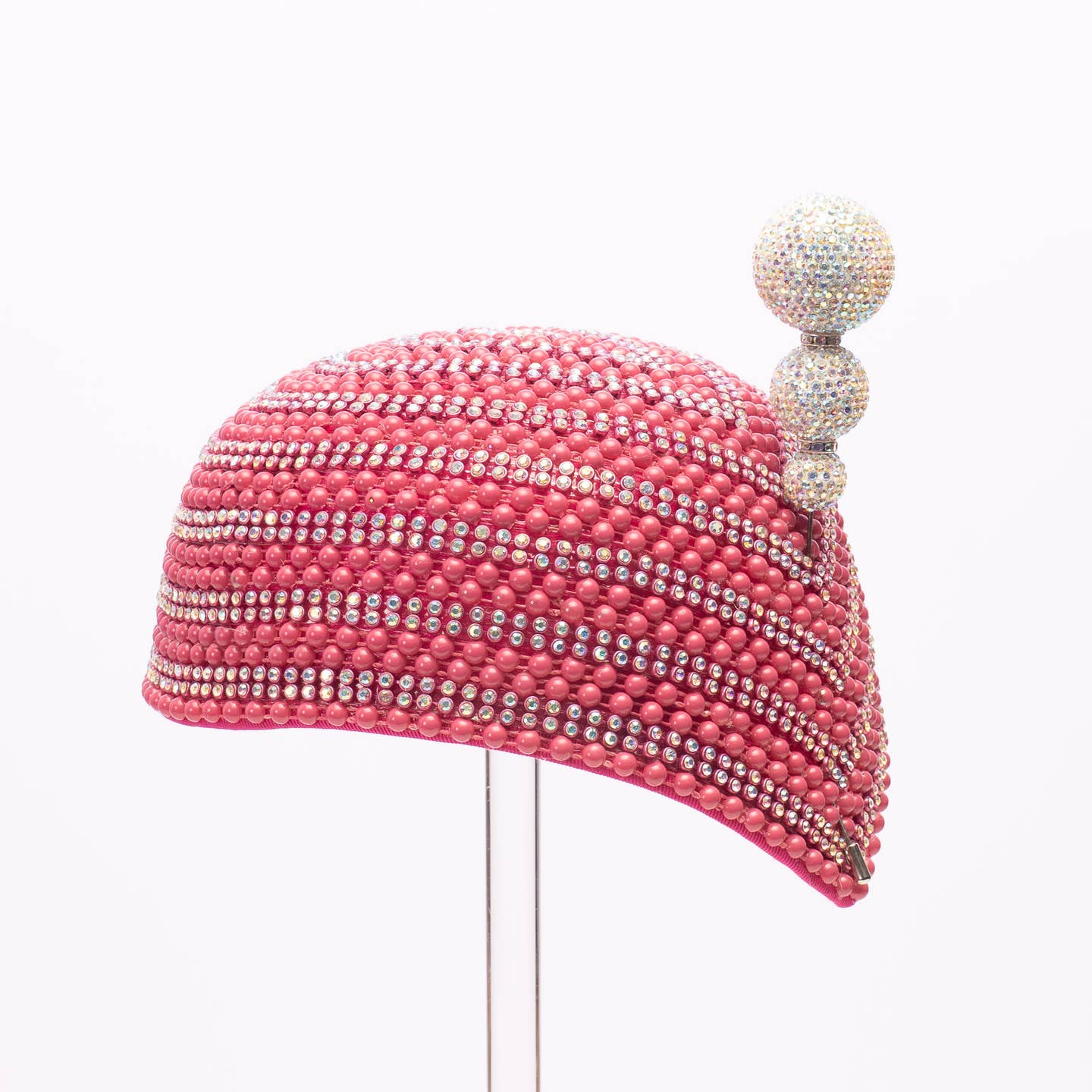 Showgirl Rhinestone Flapper Cap